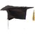 Kaku Fancy Dresses Graduation Hat For Degree Convocation - Black, FreeSize, Unisex (Pack of 3)