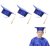 Kaku Fancy Dresses Graduation Hat For Degree Convocation - Blue, FreeSize, Unisex (Pack of 3)