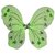 Kaku Fancy Dresses Green Butterfly Wings With Hairband And Wand Stick For Girls - Pack of 2