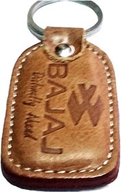 AAE COM, GENUINE LEATHER KEY CHAIN FOR BAJAJ