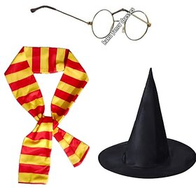 Kaku Fancy Dresses Harry Magician Accessories-Set For Kids/Halloween Costume/Cosplay Costume-Multicolor, FreesIze