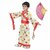 Kaku Fancy Dresses Kimono Dress For Girls With Fan  Japanese Kimono For Girls