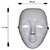 Kaku Fancy Dresses Mime Face Mask For Kids Halloween Party/ Mime Face For Plays, Stage Shows - Pack of 2