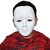 Kaku Fancy Dresses Mime Face Mask For Kids Halloween Party/ Mime Face For Plays, Stage Shows - Pack of 2