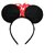 Kaku Fancy Dresses Minnie Cartoon Character Theme Hair Band Red-Black, Free Size, For Boys  Girls (Pack of 5)