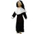 Kaku Fancy Dresses Our Community Helper Nun Costume - Black  White, For Girls