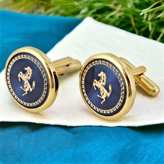 LUCKY JEWELLERY Men Jewelry Sleeve Button Cuff Shirt Button, Blazer Cufflinks Pair Set For Men (230-CHC4-1096)