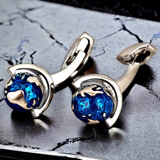 LUCKY JEWELLERY Men Jewelry Sleeve Button Cuff Shirt Button, Blazer Cufflinks Pair Set For Men (710-CHC4-1097-S)