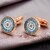 LUCKY JEWELLERY Men Jewelry Sleeve Button Cuff Shirt Button, Blazer Cufflinks Pair Set For Men (290-CHC4-1075-C)