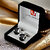 LUCKY JEWELLERY Men Jewelry Sleeve Button Cuff Shirt Button, Blazer Cufflinks Pair Set For Men (300-CHC4-1008-BL-S)