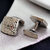LUCKY JEWELLERY Men Jewelry Sleeve Button Cuff Shirt Button, Blazer Cufflinks Pair Set For Men (500-CHC4-1071-S)