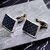 LUCKY JEWELLERY Men Jewelry Sleeve Button Cuff Shirt Button, Blazer Cufflinks Pair Set For Men (590-CHC4-1107-S)