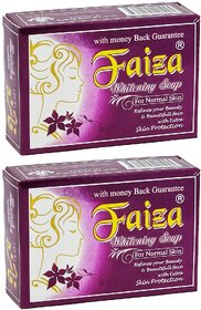 Faiza Whitening Normal Skin Soap - 90g (Pack Of 2)