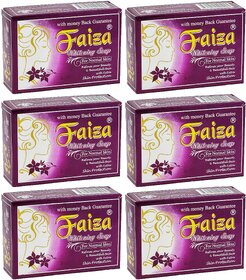 Faiza Whitening Normal Skin Soap - 90g (Pack Of 6)