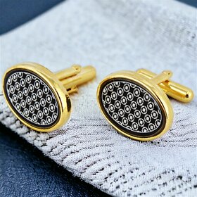 Lucky Jewellery Unique Men Jewelry Sleeve Button Cuff Shirt Button, Blazer Cufflinks Pair Set For Men (370-CHC54-1128)