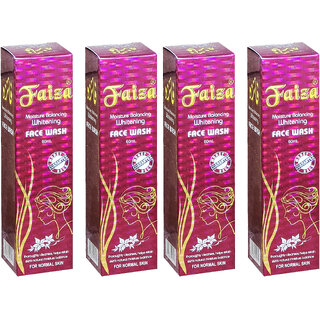 Faiza Moisture Balancing Whitening Face Wash - 70ml (Pack Of 4)