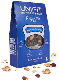Unifit 7 in 1 Protein Mix of Seeds, Nuts  Berries Good Source of Energy  Fiber Healthy Breakfast  200g