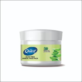 Quest Aloe  Vera Herbal Face Pack(pack of 2)60GM