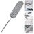 Lubela Microfiber Feather Duster Bendable And Extendable Fan Cleaning Duster With 100 Inches Expandable Pole Handle Washable Duster For High Ceiling Fans Window Blinds Furniture (Telescopic Duster C)