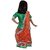 Kaku Fancy Dresses Navratri Garba Dance Lehnga Set  Radha Lehenga Choli Dupatta Set For Girls - Orange  Green For Girl
