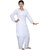 Kaku Fancy Dresses Indian Wear Salwar Kameez Costume-White, For Girls
