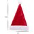 Santa Clause Hat  Beard set of 12 for Christmas Theme Party - Red  White, FreeSize For Boys  Girls