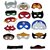Kaku Fancy Dresses Super Hero Eye Patch / Party Mask 30Pc Set / Party Prob Eye Mask / Party Eye Maks - Multicolor