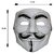 Kaku Fancy Dresses Vendetta Face Mask For Kids Halloween Party / Vendetta Face For Plays, Stage Shows - Pack of 5