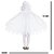 Kaku Fancy Dresses Halloween White Robe/Cloak with Teeth, Mask  Basket Combo Fancy Dress Halloween Costume for Kids