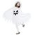 Kaku Fancy Dresses Halloween White Robe/Cloak with Teeth, Mask  Basket Combo Fancy Dress Halloween Costume for Kids