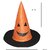 Kaku Fancy Dresses Orange Witch Hat For Kids  Witch Hat for Halloween Costume Party Prop - Pack of 1