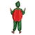Kaku Fancy Dresses Kids Apple Fruits Costume Cutout with Cap - Red / Green