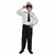 Kaku Fancy Dresses Our Community Helper Pilot Costume For Kids White Pilot Shirt  Black Pant With Cap For Boys  Girls