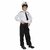 Kaku Fancy Dresses Our Community Helper Pilot Costume For Kids White Pilot Shirt  Black Pant With Cap For Boys  Girls