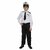Kaku Fancy Dresses Our Community Helper Pilot Costume For Kids White Pilot Shirt  Black Pant With Cap For Boys  Girls