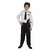 Kaku Fancy Dresses Our Community Helper Pilot Costume For Kids White Pilot Shirt  Black Pant With Cap For Boys  Girls