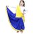 Kaku Fancy Dresses Indian State Haryanvi Dance Lehenga Costume For Girl - Yellow  Blue