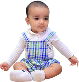 T-Shirt  Dungaree Combo Set For Baby Boy