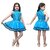 Kaku Fancy Dresses Tu Tu Skirt Costume - Blue, For Girls
