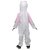 Kaku Fancy Dresses Duck Cartoon Costume - White  Pink, For Girls