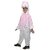 Kaku Fancy Dresses Duck Cartoon Costume - White  Pink, For Girls