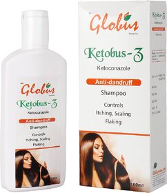 Globus Ketobus-Z Anti-Dandruff Shampoo - Controls Itching, Scaling & Flaking, 100ml