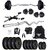 Sporto Fitness 10 Kg 10Kg Curl Home Gym Combo