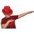 Kaku Fancy Dresses Red Color Hat Costume Accesory - Red, Free-Size, For Unisex