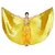 Kaku Fancy Dresses Shining Isis Belly Dance Wings Golden Pack of 1 With Stick For 360 Degree Dancing Wings