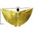 Kaku Fancy Dresses Shining Isis Belly Dance Wings Golden Pack of 1 With Stick For 360 Degree Dancing Wings