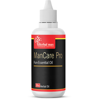 Herbal max ManCare Pro Pure Essential Oil for Thickening  Lasting Enhancement - 30ml