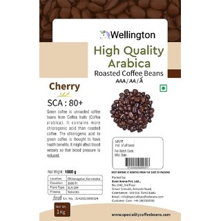 Roasted Arabica-Cherry A  Coffee Beans