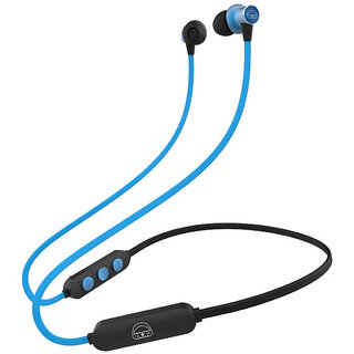 EKKO Unplug N02 Neckband with Super Sound Heavy Bass, Playback time Upto 15 Hours, Max BASS, TwinConnect, Siri & Google Assistant Activate (Blue)
