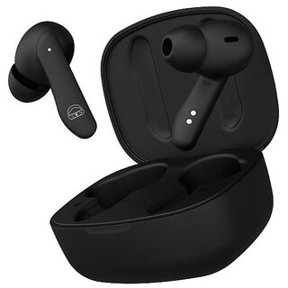EKKO Earbeats T06: 60H Playtime, 10MM Driver, ENC Call Noise Cancellation, Touch Control, Massive Bass, IPX4 Water Resistancel TWS, with Mic, Massive Bass, IPX4 Water Resistance (Black)
